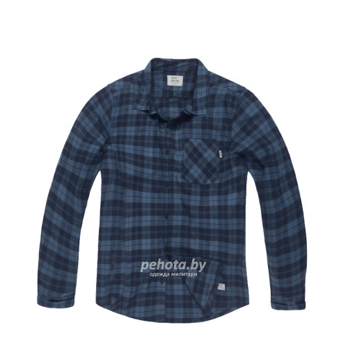 Рубашка Riley flannel 23103 royal check-Riley | Vintage Industries фото 4