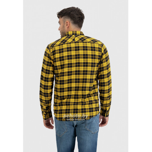 Рубашка Riley flannel 23103 yellow check-Riley | Vintage Industries фото 3