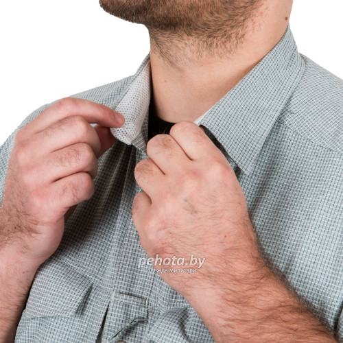 Рубашка с коротким рукавом Defender Mk2 UltraLight light Blue | Helikon-Tex фото 4