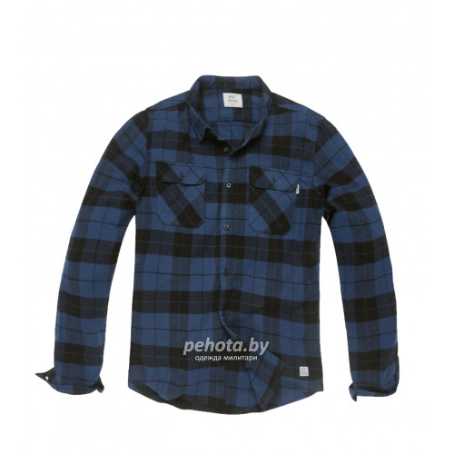 Рубашка Sem flannel 23104 kobalt check-Sem | Vintage Industries фото 4