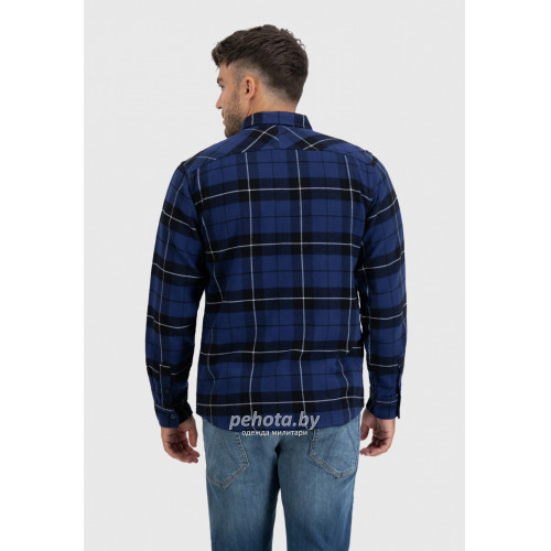 Рубашка Sem flannel 23104 kobalt check-Sem | Vintage Industries фото 3