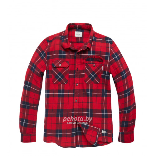Рубашка Sem flannel 23104 red check-Sem | Vintage Industries фото 4