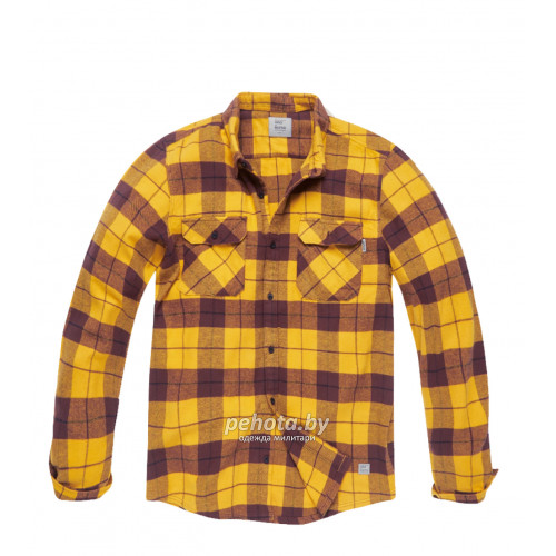 Рубашка Sem flannel 23104 yellow check-Sem | Vintage Industries фото 4