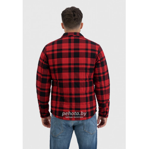 Рубашка Square+padded 3545 red check | Vintage Industries фото 15