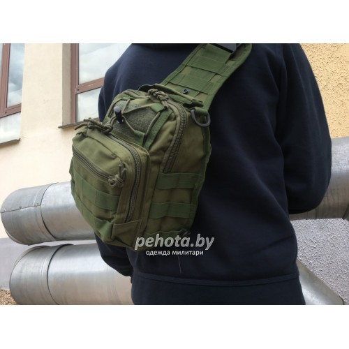 Рюкзак через плечо Point Tactical Olive | SFe фото 6
