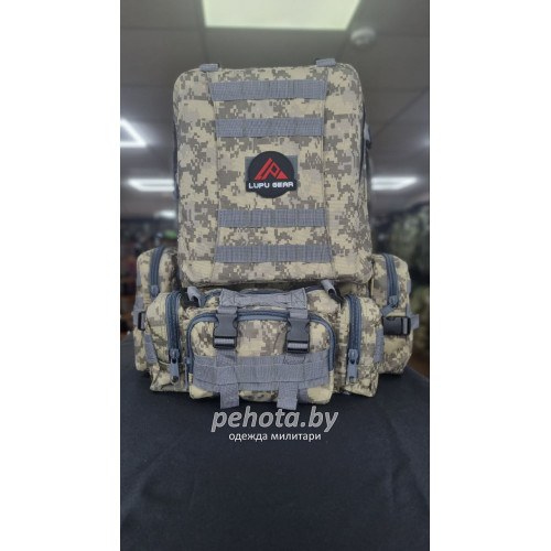 Рюкзак Тактический BL002 с разгрузкой ACU 55L | Lupu Gear фото 1