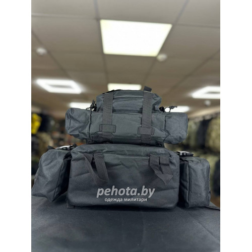 Рюкзак Тактический BL002 с разгрузкой Black 55L | Lupu Gear фото 5