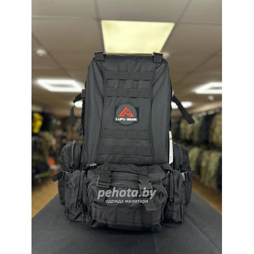 Рюкзак Тактический BL002 с разгрузкой Black 55L | Lupu Gear фото 1