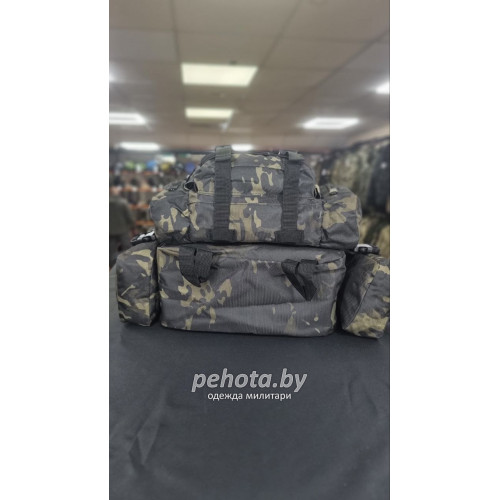 Рюкзак Тактический BL002 с разгрузкой Black Multicam 55L | Lupu Gear фото 6