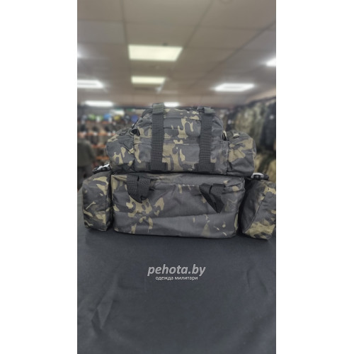 Рюкзак Тактический BL002 с разгрузкой Black Multicam 55L | Lupu Gear фото 5