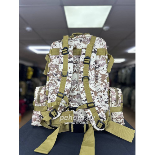 Рюкзак Тактический BL002 с разгрузкой Desert Digital 55L | Lupu Gear фото 3