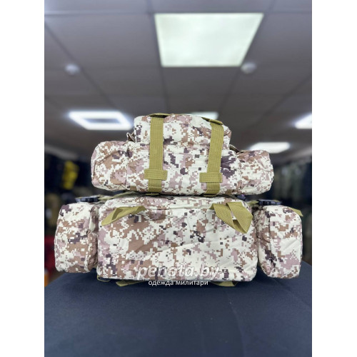 Рюкзак Тактический BL002 с разгрузкой Desert Digital 55L | Lupu Gear фото 5