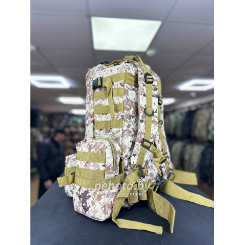 Рюкзак Тактический BL002 с разгрузкой Desert Digital 55L | Lupu Gear фото 2