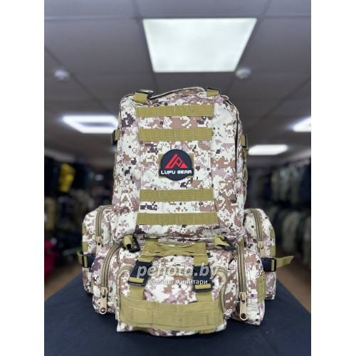 Рюкзак Тактический BL002 с разгрузкой Desert Digital 55L | Lupu Gear фото 1