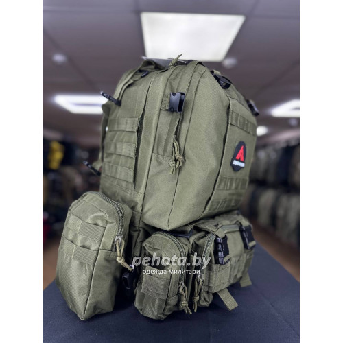Рюкзак Тактический BL002 с разгрузкой Green 55L | Lupu Gear фото 4