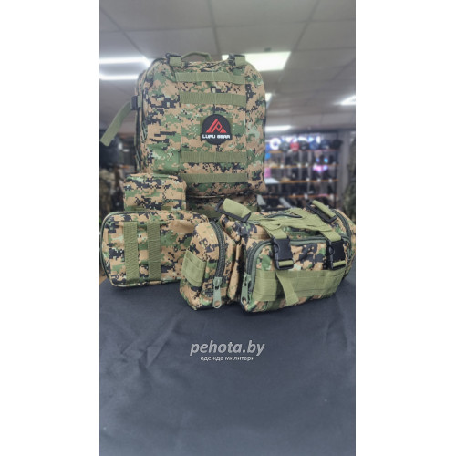Рюкзак Тактический BL002 с разгрузкой Marpat 55L | Lupu Gear фото 5
