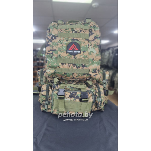 Рюкзак Тактический BL002 с разгрузкой Marpat 55L | Lupu Gear фото 1