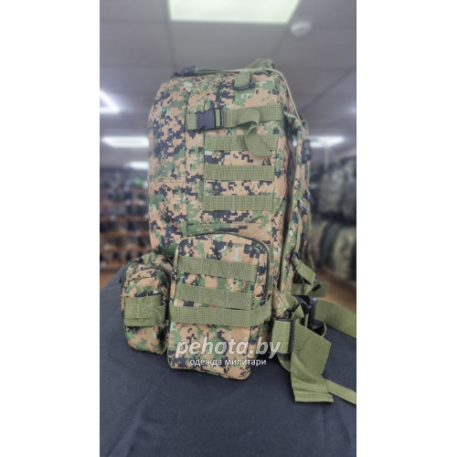 Рюкзак Тактический BL002 с разгрузкой Marpat 55L | Lupu Gear фото 2