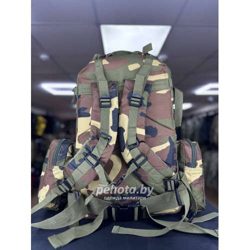 Рюкзак Тактический BL002 с разгрузкой Woodland 55L | Lupu Gear фото 3