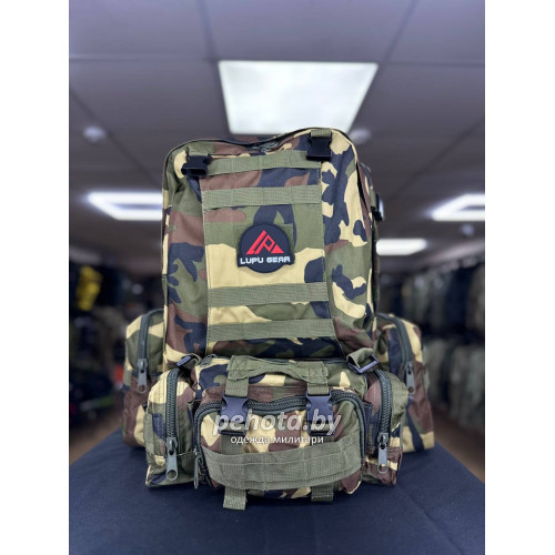 Рюкзак Тактический BL002 с разгрузкой Woodland 55L | Lupu Gear фото 1