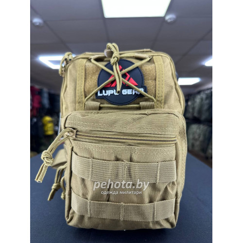 Рюкзак тактический BL050 One Strap Short Coyote 5L | Lupu Gear фото 1