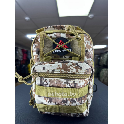 Рюкзак тактический BL050 One Strap Short Desert Digital 5L | Lupu Gear фото 1