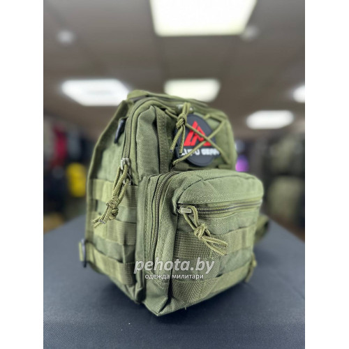 Рюкзак тактический BL050 One Strap Short Green 5L | Lupu Gear фото 4