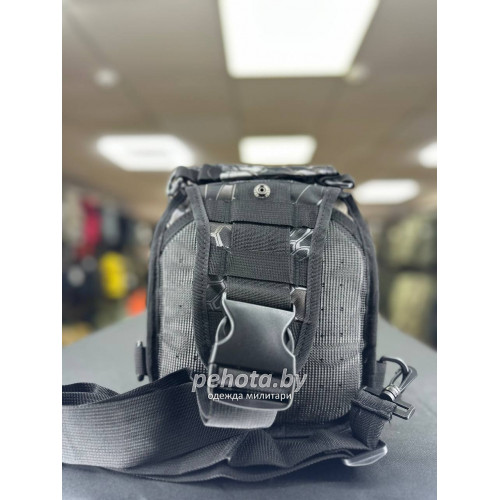 Рюкзак тактический BL050 One Strap Short Phyton Black 5L | Lupu Gear фото 3