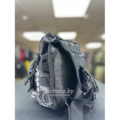 Рюкзак тактический BL050 One Strap Short Phyton Black 5L | Lupu Gear фото 2