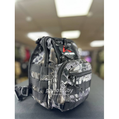 Рюкзак тактический BL050 One Strap Short Phyton Black 5L | Lupu Gear фото 4