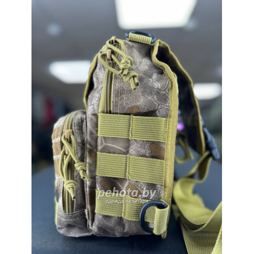 Рюкзак тактический BL050 One Strap Short Phyton Brown 5L | Lupu Gear фото 2