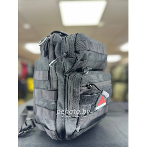 Рюкзак Тактический BL102 One Strap Long Black 12L | Lupu Gear фото 4