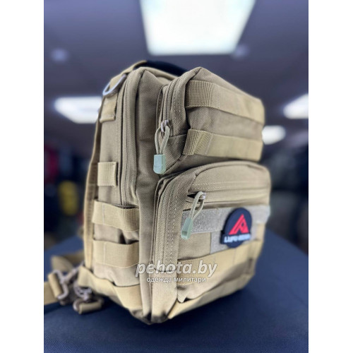 Рюкзак Тактический BL102 One Strap Long Coyote 12L | Lupu Gear фото 4