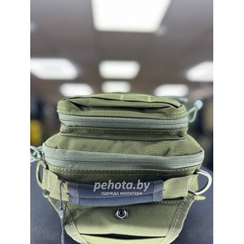 Рюкзак Тактический BL102 One Strap Long Olive 12L | Lupu Gear фото 6