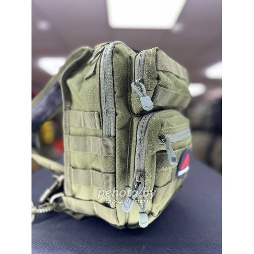 Рюкзак Тактический BL102 One Strap Long Olive 12L | Lupu Gear фото 4