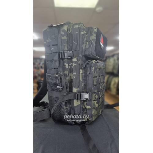 Рюкзак Тактический BL130 Laser Cut Black multicam 45L | Lupu Gear фото 4