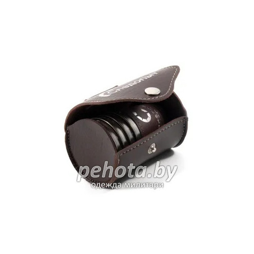 Рюмки 4шт. 60мл в кожаном оплете PF-CWS-P29SET | Следопыт фото 2