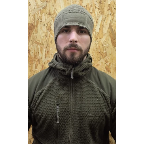 Шапка флисовая Range Olive | Air Stroll фото 3