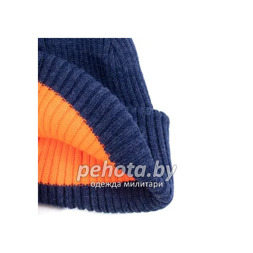 Шапка IRBIS двусторонняя охотничья с отворотом PF-CAP31 оранжевый/серо-голубой | Следопыт фото 5