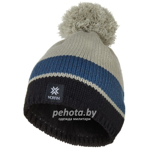 Шапка Northknit Grey/Blue/Black | Norfin фото 1