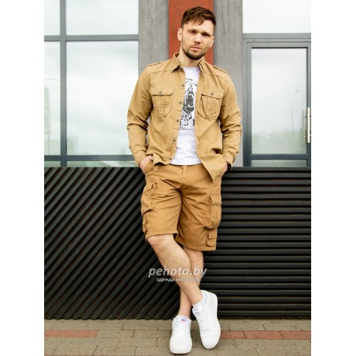 Шорты Division Beige | Surplus фото 3