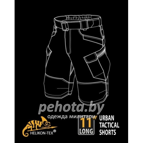 Шорты тактические UTS PR Olive Drab | Helikon-Tex фото 2