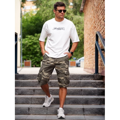 Шорты Urban Cargo 603 Green Camo 233 | Admitted & Feeling фото 12