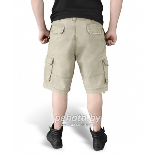 Шорты Vintage Shorts Washed Beige | Surplus фото 3