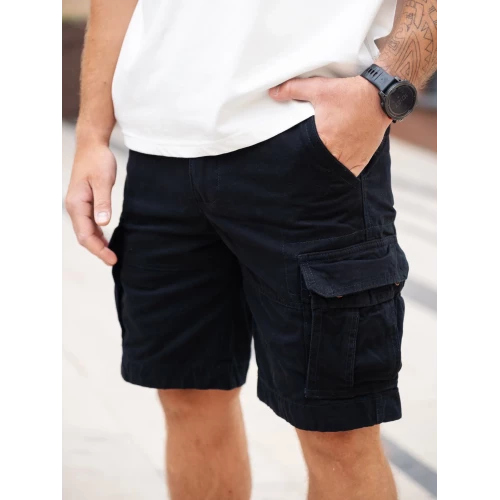 Шорты Vintage Cargo 170 Black | Admitted & Feeling фото 4