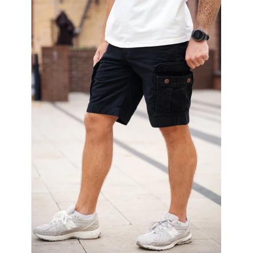 Шорты Vintage Cargo 170 Black | Admitted & Feeling фото 9