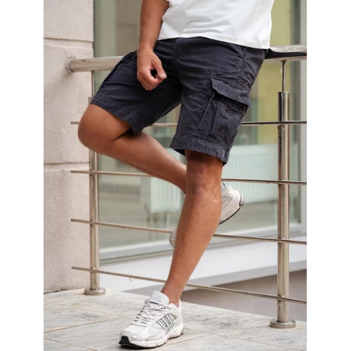 Шорты Vintage Cargo 170 Dark Grey | Admitted & Feeling фото 11