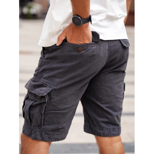 Шорты Vintage Cargo 170 Dark Grey | Admitted & Feeling фото 5