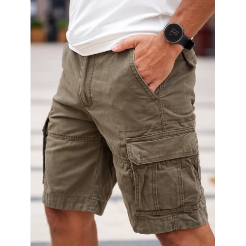 Шорты Vintage Cargo 170 Olive Green | Admitted & Feeling фото 11