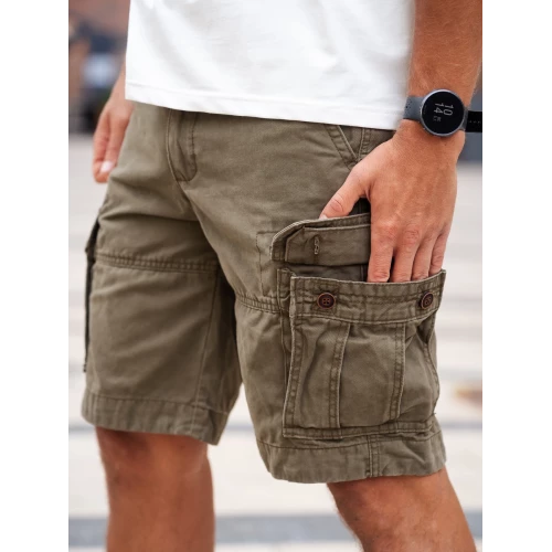 Шорты Vintage Cargo 170 Olive Green | Admitted & Feeling фото 12
